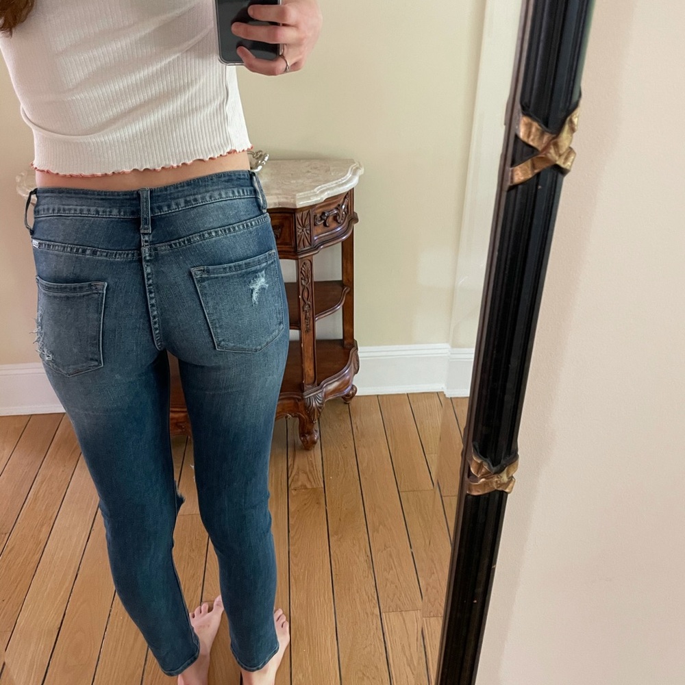 Skinny denim jeans